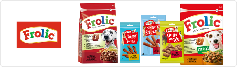 Frolic dog food