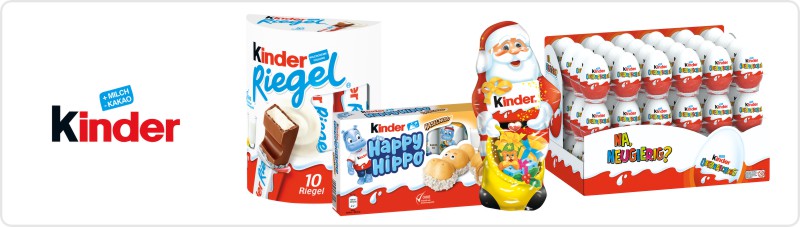 Kinder Schokolade Produkte